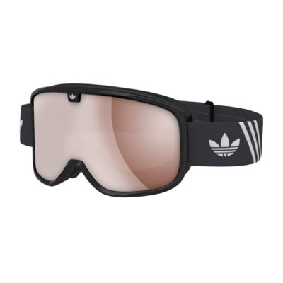 Men's Adidas Originals Goggles - Adidas Originals Rookie Goggles. Black/White - LST Active Silver Mirror